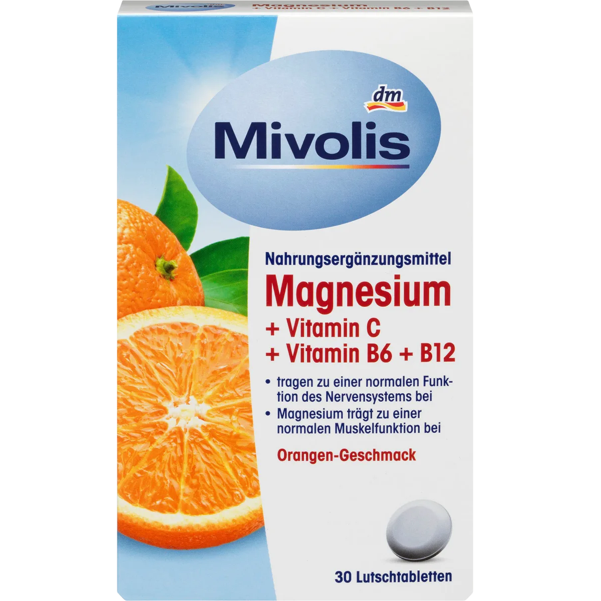 Magnésium + vitamine C + vitamine B6 + B12, pastilles à sucer, 30 pcs. –  Sidi Glamour