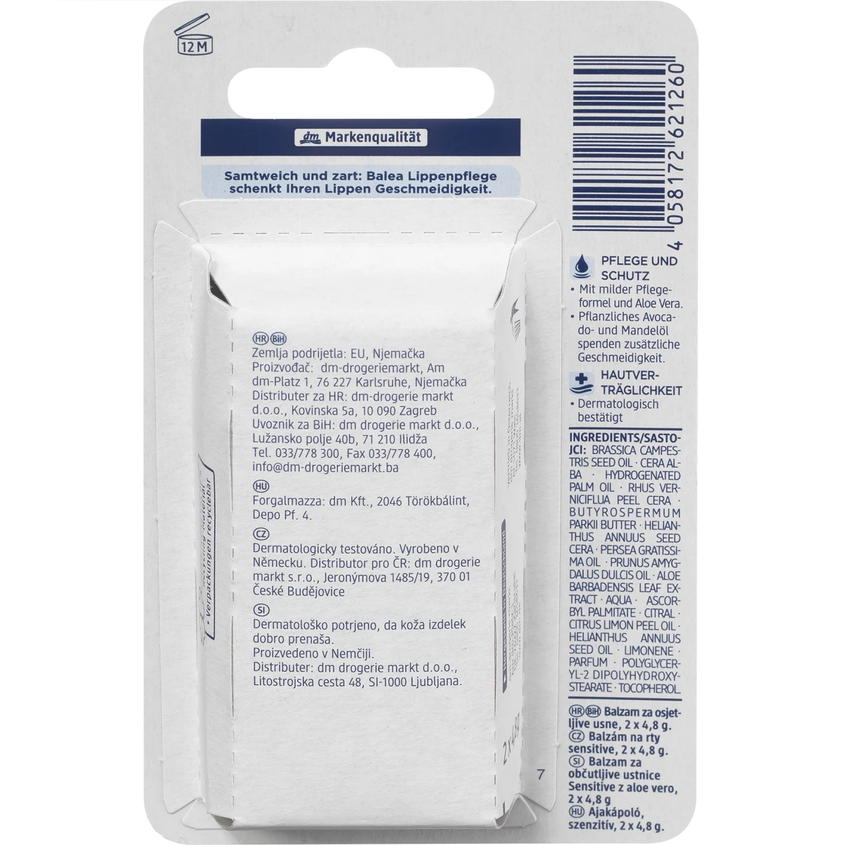 Balea - Soin des lèvres Sensitive