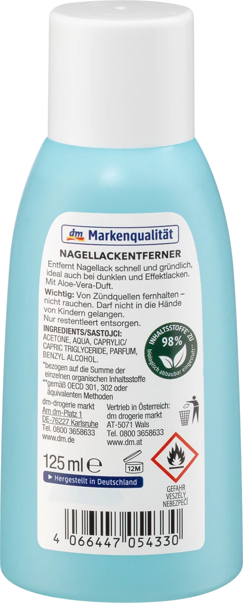 Ebelin - Dissolvant à l'acétone – Efficace & rapide