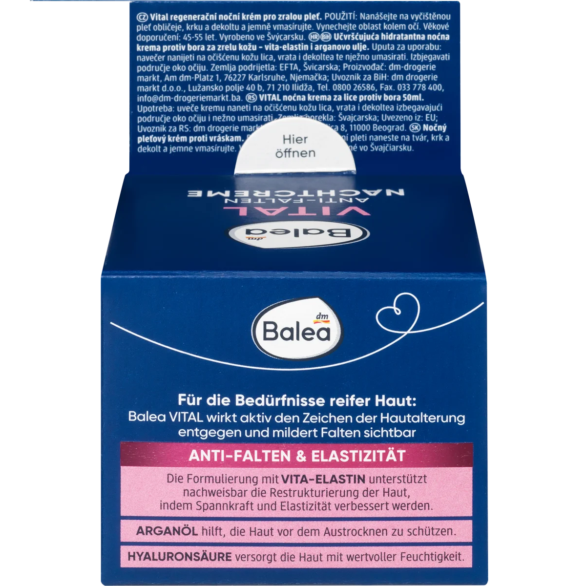كريم الليل Vital Anti-Wrinkle ، 50 مل