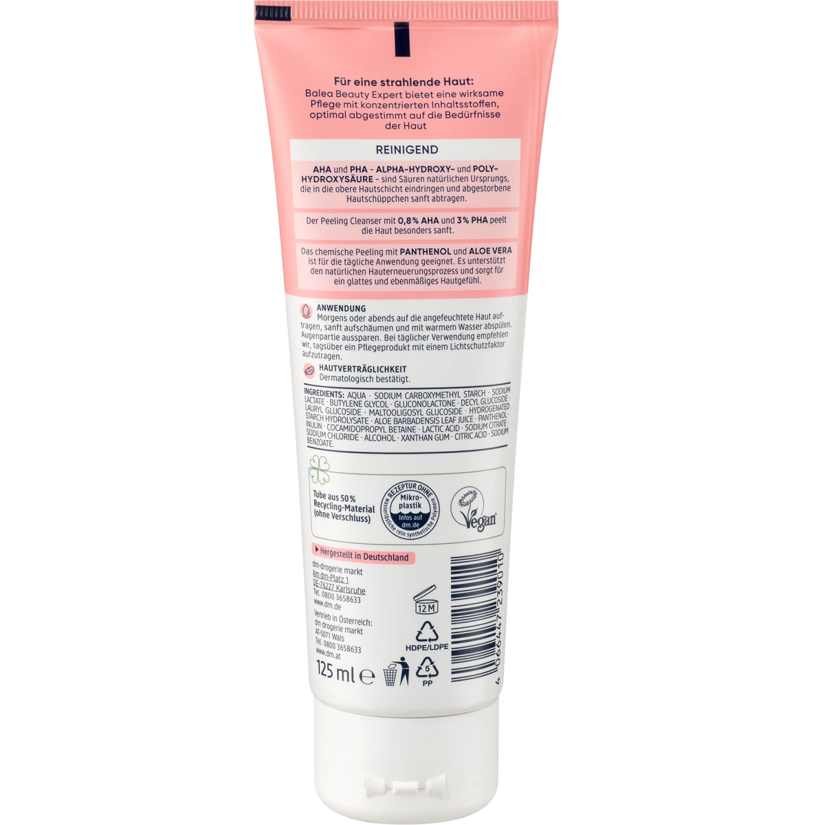Balea - Nettoyant exfoliant Beauty Expert