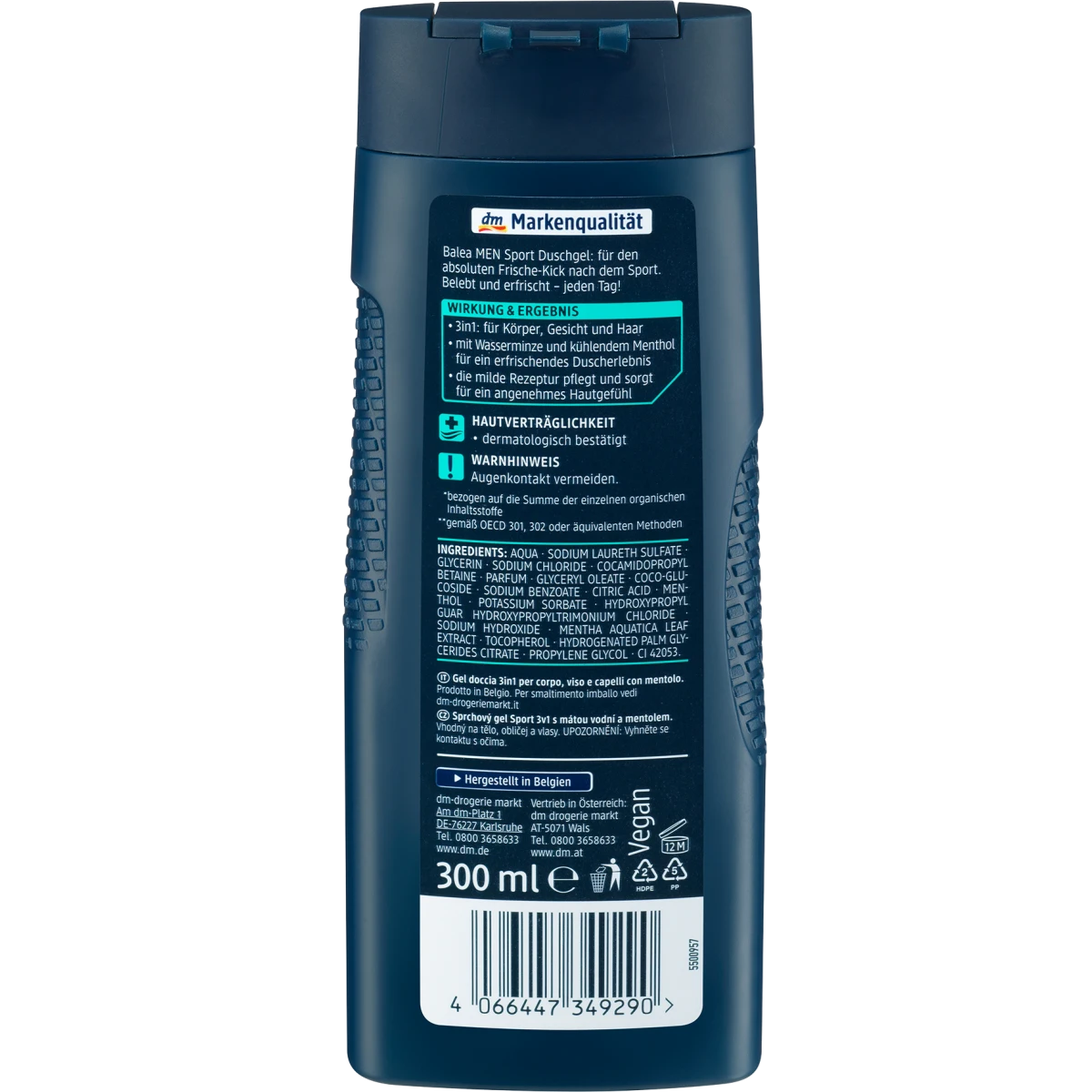 Balea MEN - Gel douche Sport