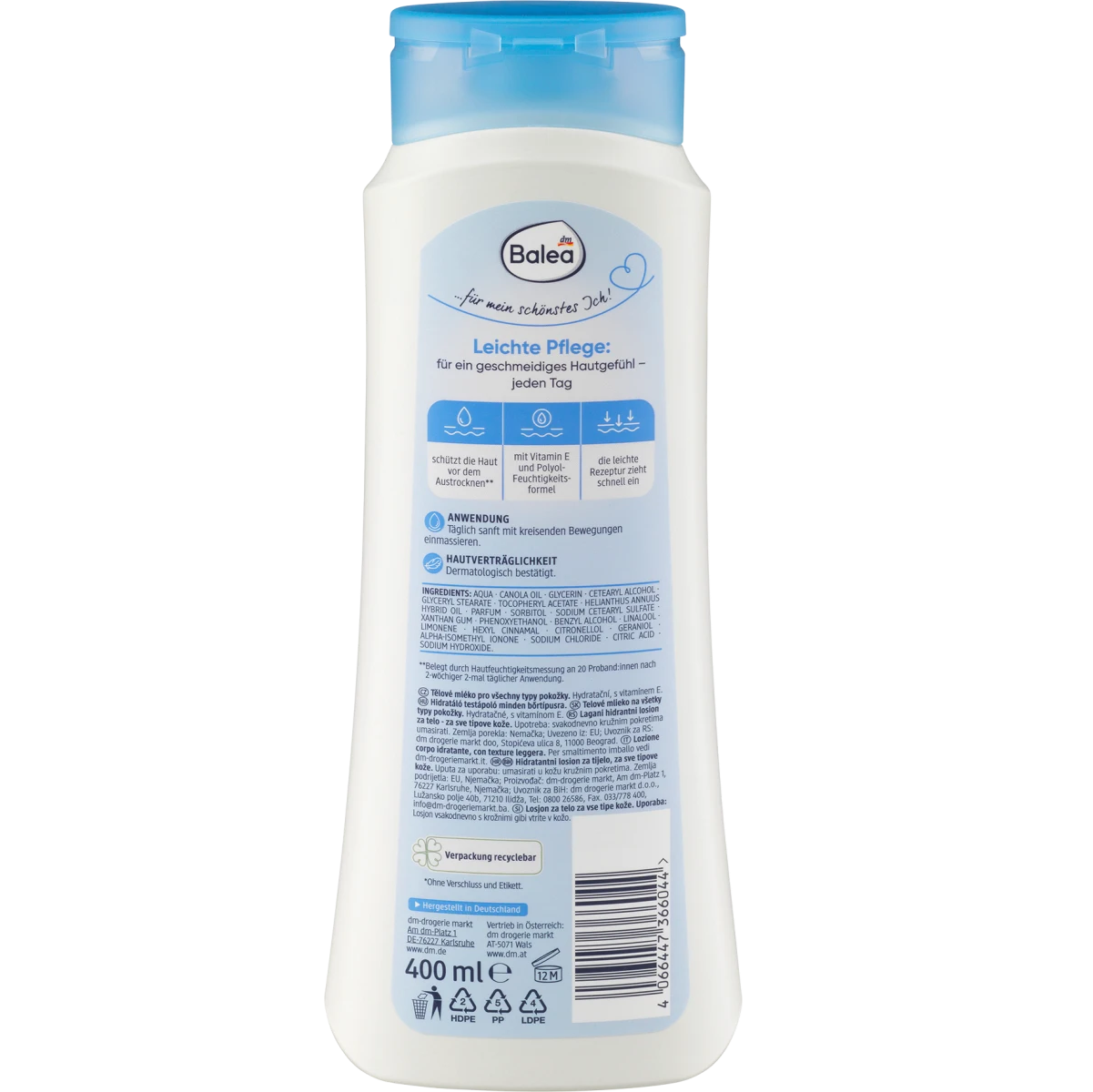 Balea - Lait corporel léger