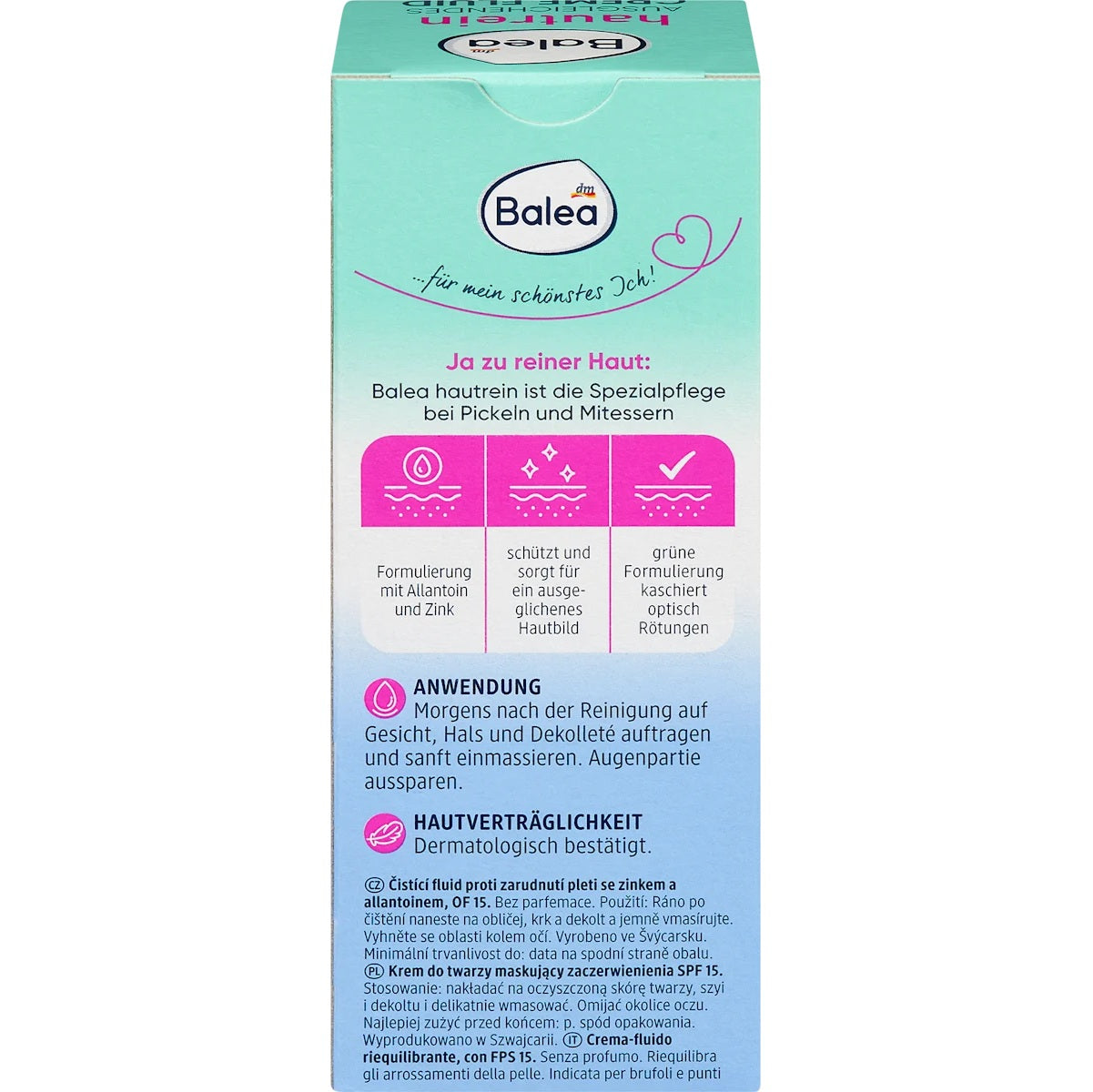 Balea - Crème fluide équilibrante peau nette