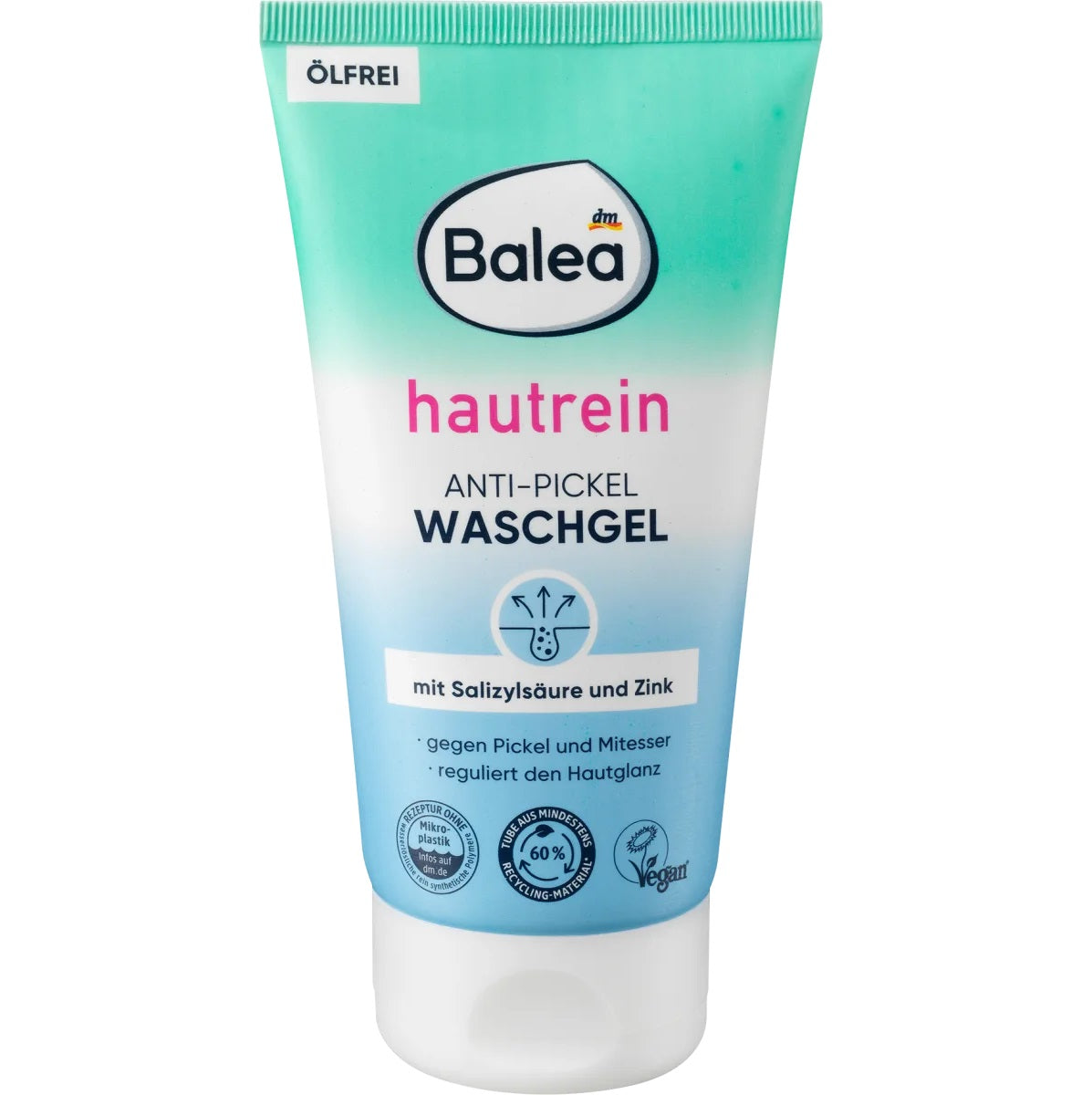 Balea - Gel nettoyant anti-boutons peau pure