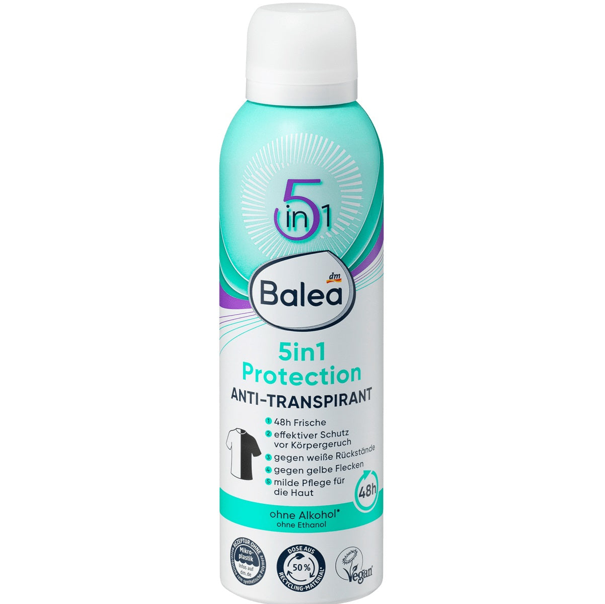 Balea - Déodorant anti-transpirant 5in1 Protection