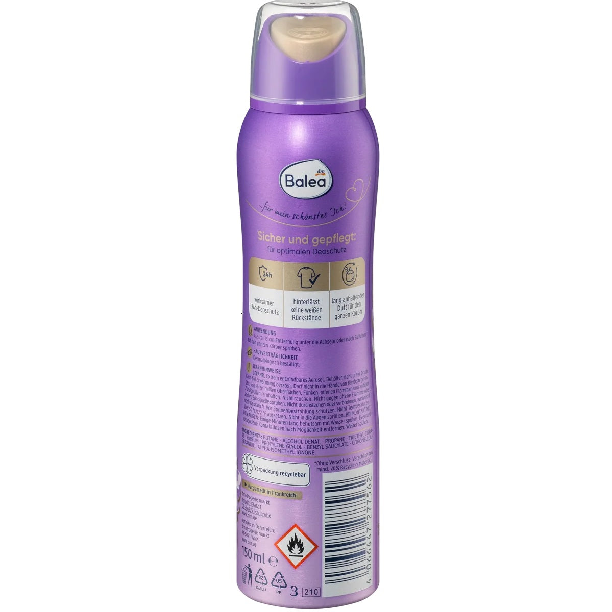 بخاخ مزيل العرق برائحة القمر الذهبي، 150 مل