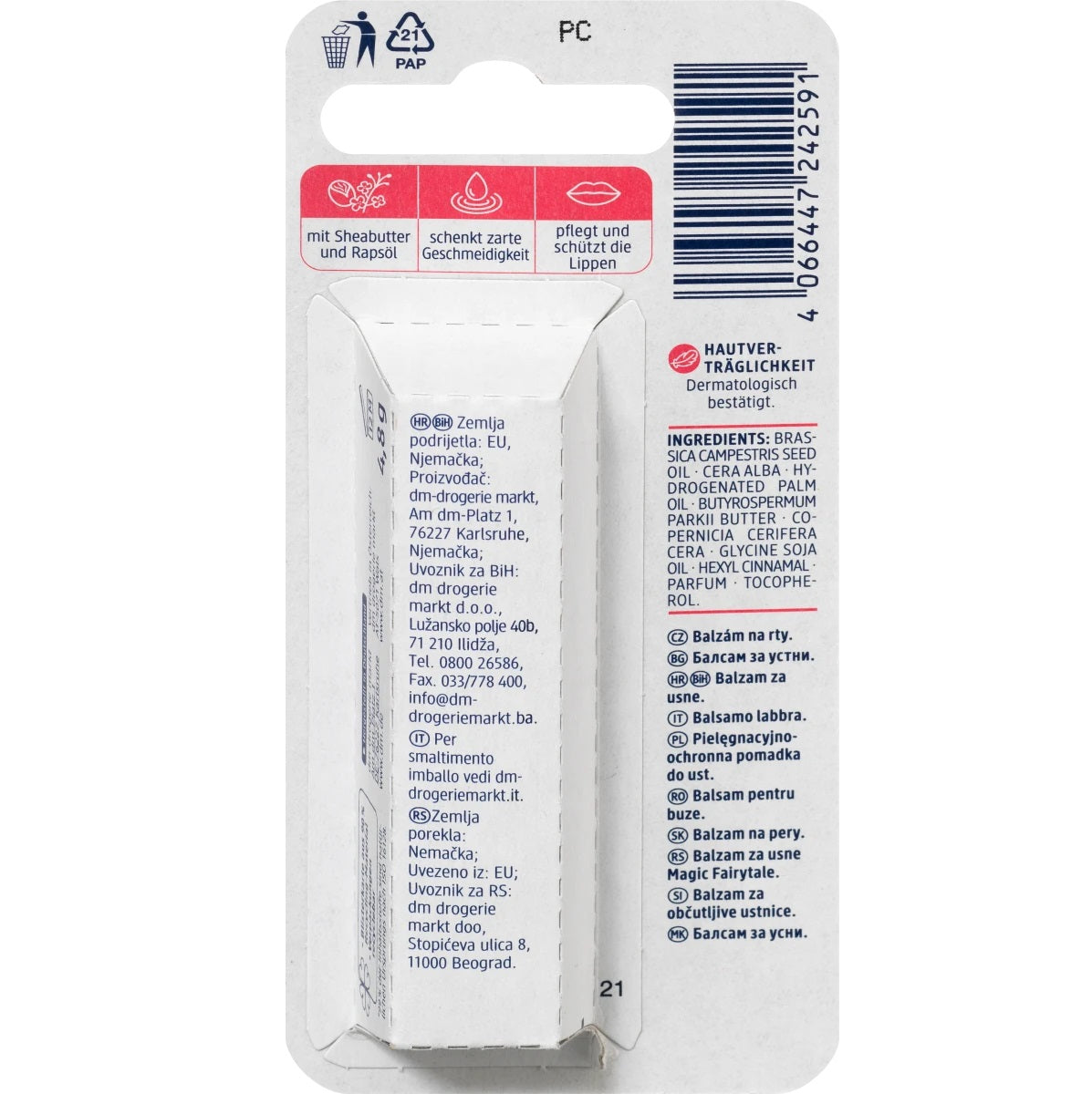 Balea - Soin des lèvres Magic Fairytail