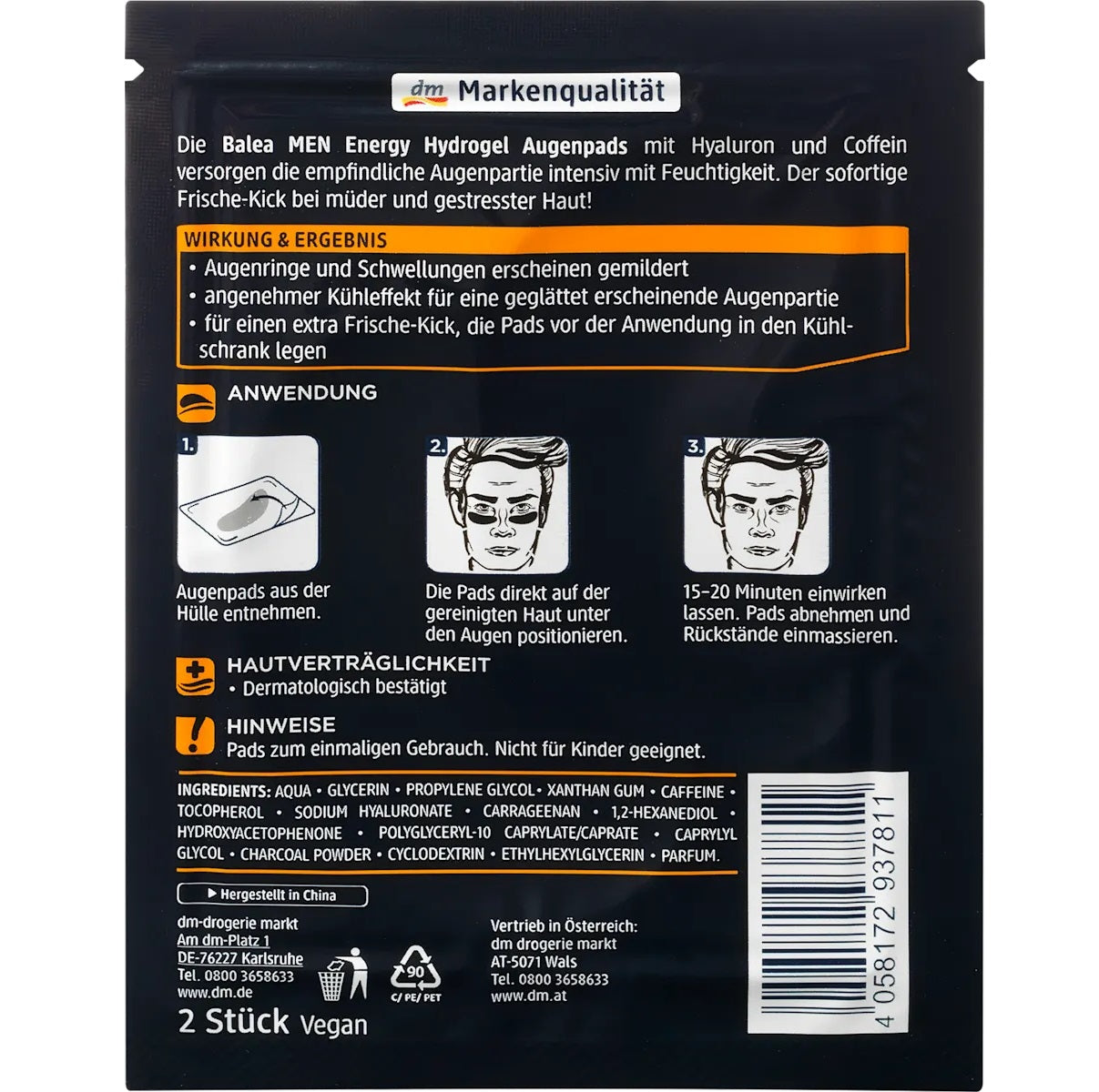 Balea - Compresses pour les yeux