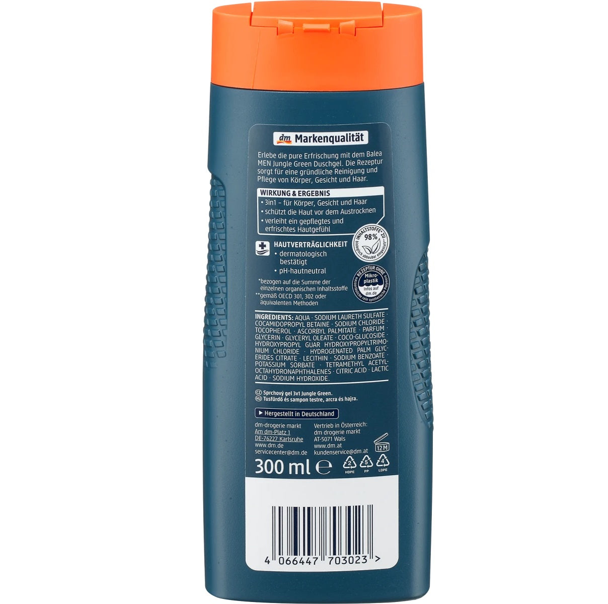 Balea MEN - Gel douche Jungle Green