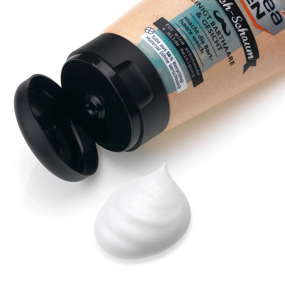 Mousse nettoyante barbe et visage, 150 ml