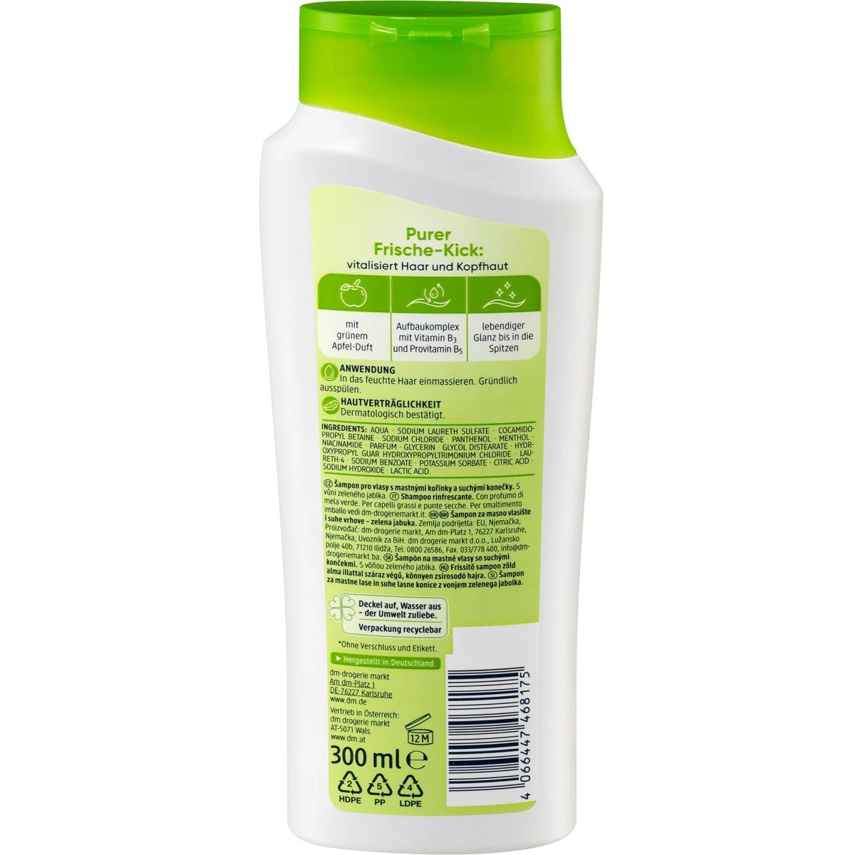 Balea - Shampooing Pure Fraîcheur