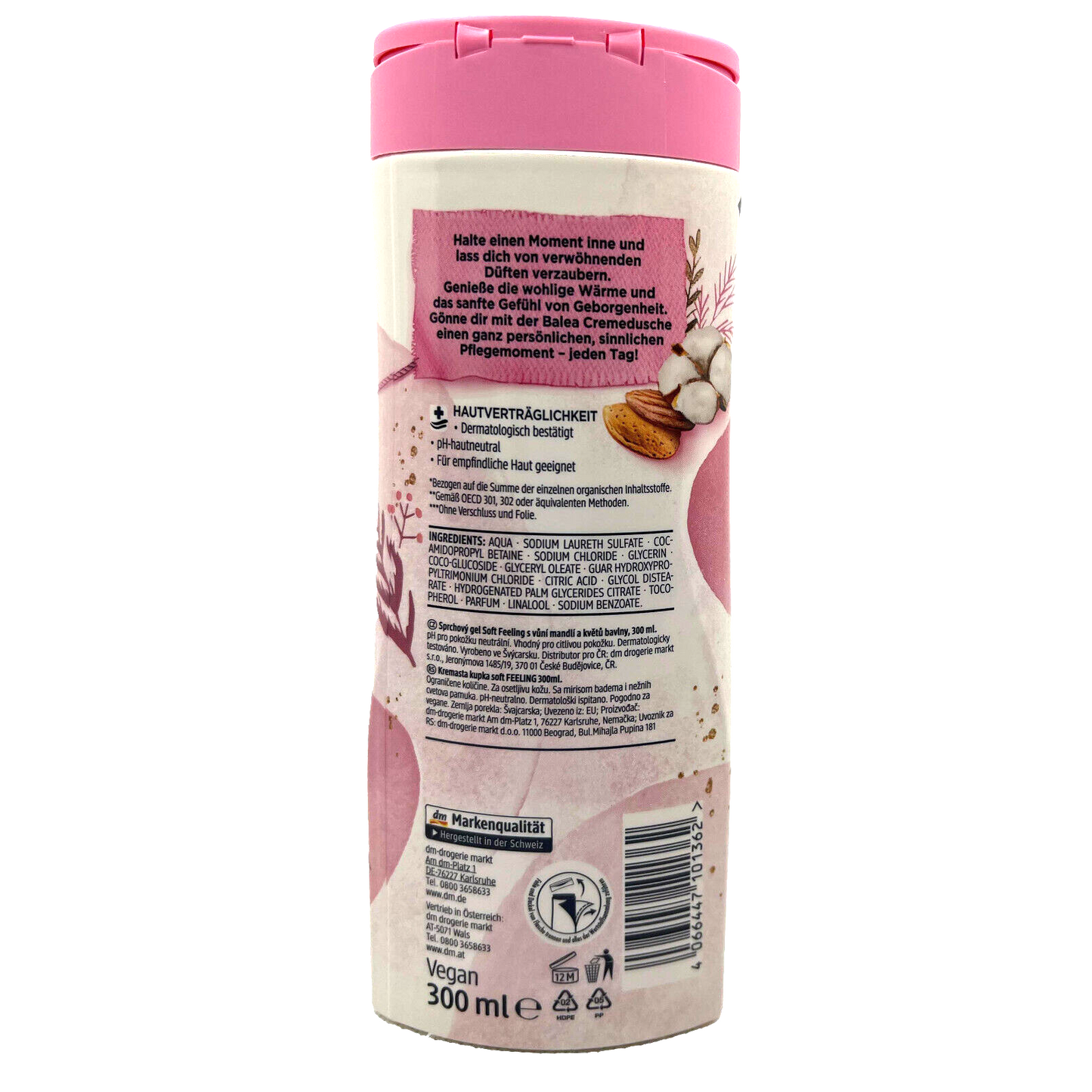 Balea - Gel Douche Amande & Fleur de Coton