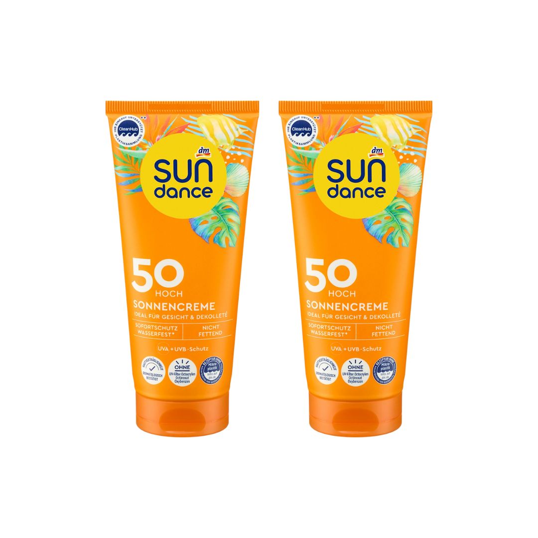 Balea -  2 x Crème solaire FPS 50, 100 ml