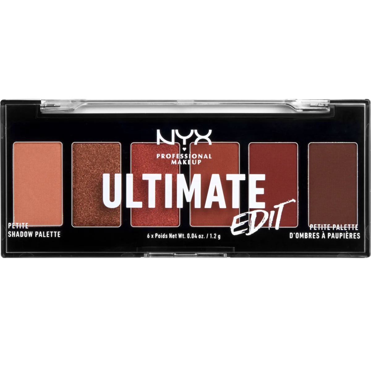 NYX PROFESSIONAL MAKE UP Palette d'ombres à paupières Ultimate Mini 01 Warm Neutrals, 7.2 g