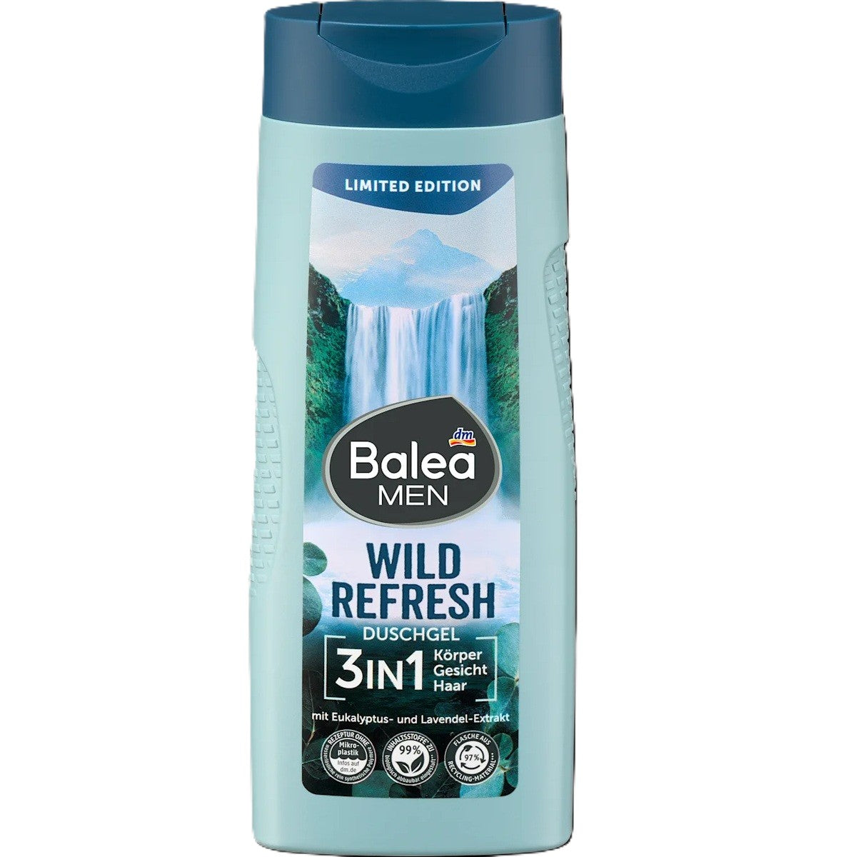 Balea - Gel douche Wild Refresh 3 en 1, 300 ml