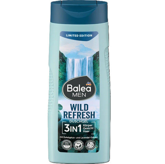 Balea - Gel douche Wild Refresh 3 en 1, 300 ml